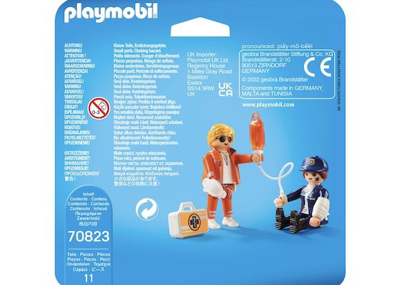 PLAYMOBIL 70823   Notarzt und Polizistin für 4,79€ (statt 6€)