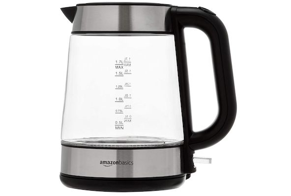 💧Amazon Basics   1,7L Wasserkocher mit 2200W für 28€ (statt 33€)