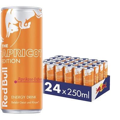 🍑 24 x Red Bull Energy Drink Apricot Edition ab 19,36€ (statt 24€) – Nur 0,80€ pro Dose!