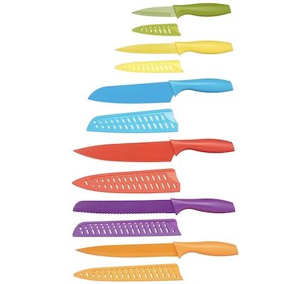 Amazon Basics – 12-teiliges Messer-Set für 9,40€ (statt 17€)