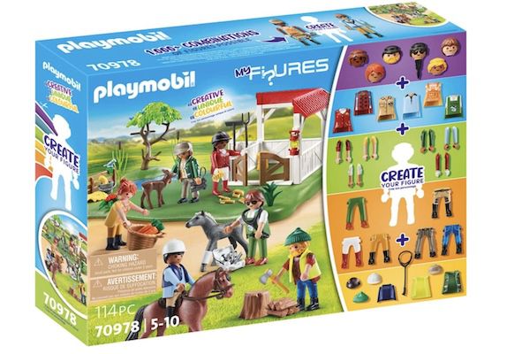 PLAYMOBIL My Figures 70978 Horse Ranch für 11,33€ (statt 24€)   Prime