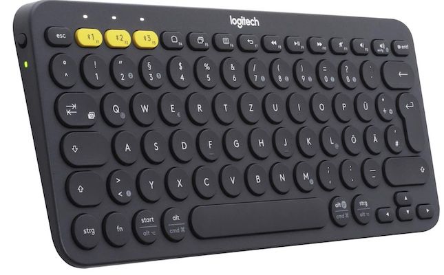 Logitech K380 Bluetooth Tastatur in Schwarz für 21,99€ (statt 27€)