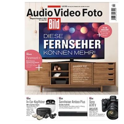 12 Ausgaben Audio Video Foto Bild Premium für 63,60€ + Prämie: 49€ V-Scheck