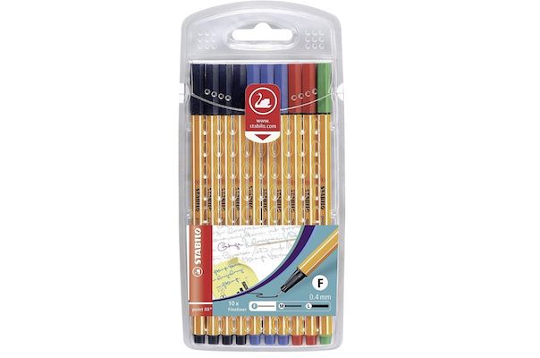 10er Pack Fineliner   STABILO point 88 für 5,09€ (statt 9€)   Prime