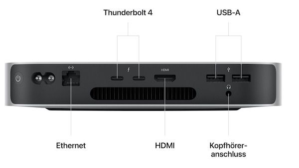 Apple Mac mini M2 (2023) mit 16GB/256GB für 789€ (statt 844€)