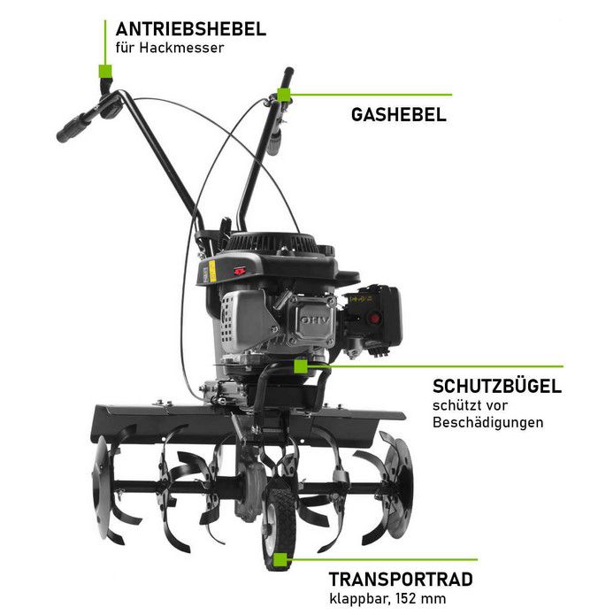 Brast AF5000 Benzin Motorhacke Selbstantrieb ab 260,96€ (statt 300€)