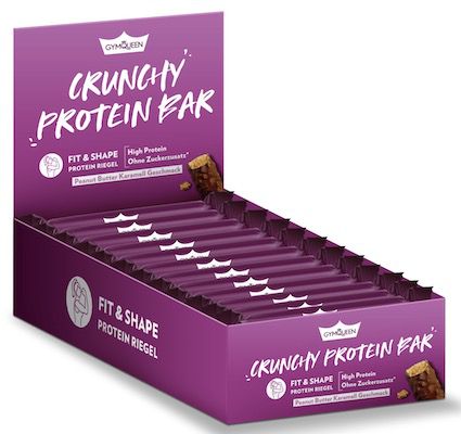12x Crunchy Protein Riegel in 2 Sorten für 7,99€ + VSK