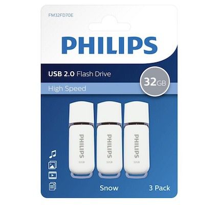 3x 32GB Philips USB Stick 2.0 für 8,99€ (statt 15€)   Prime