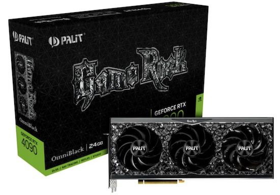 Palit GeForce RTX 4090 GameRock OmniBlack Grafikkarte für 1.805,99€ (statt 2.205€)