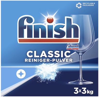 9kg Finish Classic Geschirrreiniger Pulver phosphatfrei für 19€ (statt 27€)
