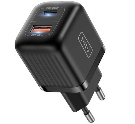 INIU 30W Ladegerät mit USB C & USB A für 5,94€ (statt 17€)