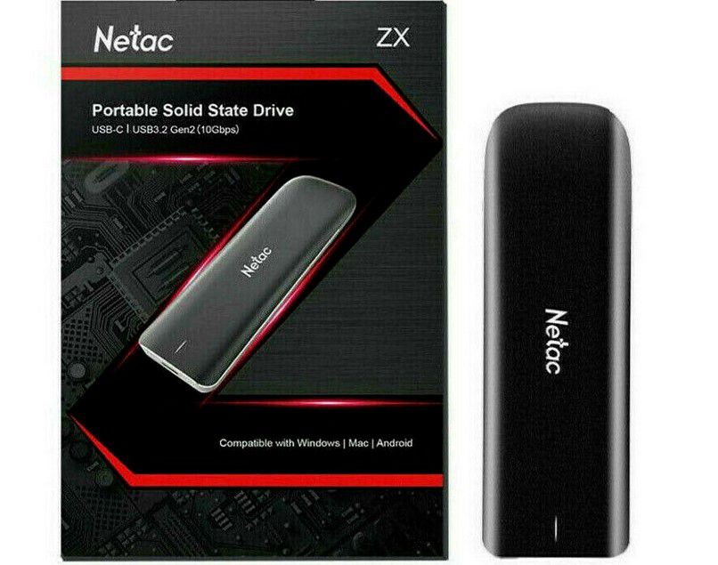 Netac ZX 250GB externe SSD für 34,19€ (statt 60€)