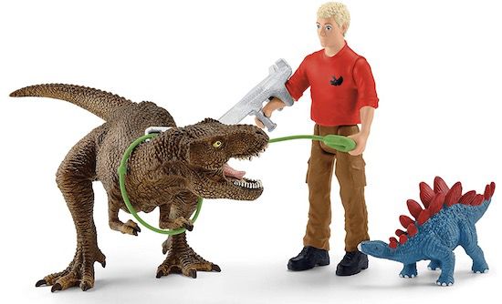 schleich Tyrannosaurus Rex Angriff Set für 7€ (statt 15€)