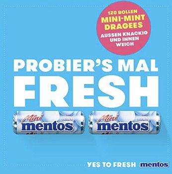 120 kleine Rollen Mini Mentos Mint Classic ab 11,99€ (statt 17€)