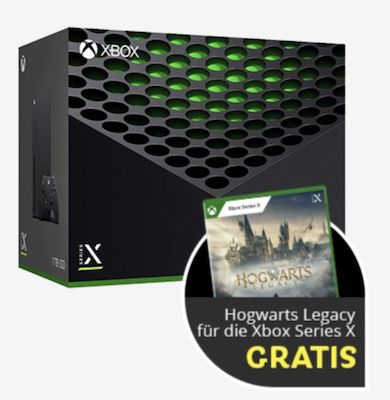 Xbox Series X inkl. Hogwarts Legacy für 49€ + Vodafone Allnet 45GB 5G/LTE für 34,99€ mtl.