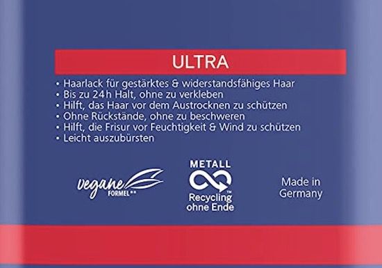 2x 250ml Taft Haarlack Ultra Haltegrad 4 für 3,59€ (statt 6€)