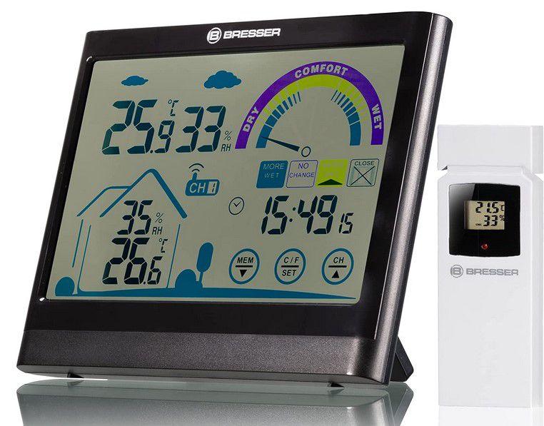 Bresser 7007402 Touchscreen Wetterstation für 19,99€ (statt 41€)  prime