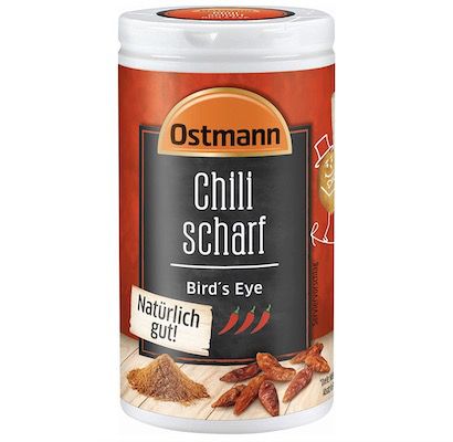 4x 35g Ostmann Chili scharf Birds Eye für 7,70€ oder 250g Beutel 9,85€