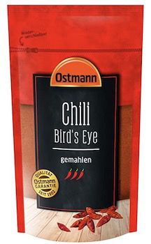 4x 35g Ostmann Chili scharf Birds Eye für 7,70€ oder 250g Beutel 9,85€