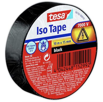 10m tesa schwarzes Isolierband für 1,25€ (statt 5€)