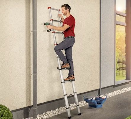 Hailo Teleskopleiter FlexLine F80 mit 9 Sprossen für 129€ (statt 155€)