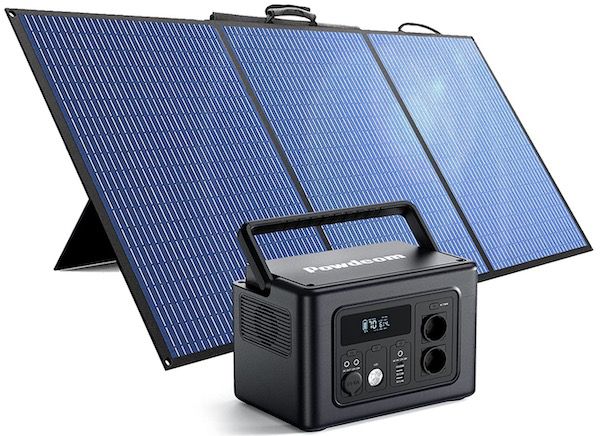 POWDEOM EN700Q LiFePO4 Powerstation 700W + Solarpanel für 629,99€ (statt 720€)