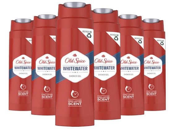 6er Pack Old Spice Whitewater Duschgel für 9,90€ (statt 14€)   Prime Sparabo