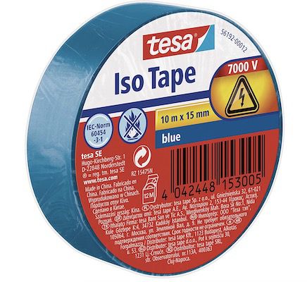 10m tesa selbstklebendes Isolierband in Blau, hitzebeständig für 1,49€ (statt 3€)