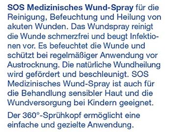 6x SOS Medizinisches Wund Spray für 14,88€ (statt 27€)