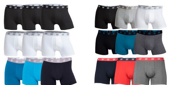 3er Pack CR7 Basic Underwear Boxershorts für 14,95€ (statt 23€)