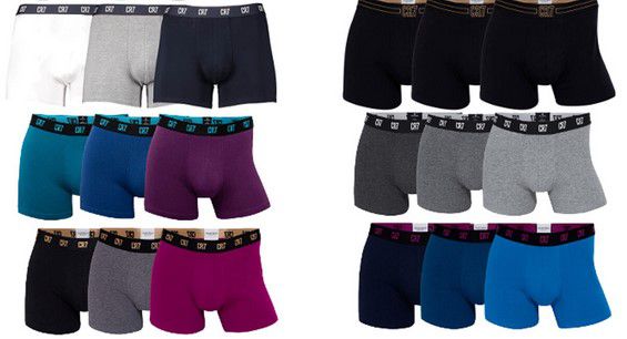 3er Pack CR7 Basic Underwear Boxershorts für 14,95€ (statt 23€)