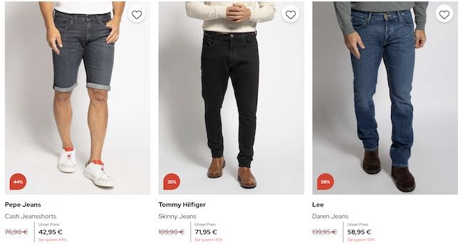 dress for less: Jeans Sale bis 50% + 30% Extra Rabatt
