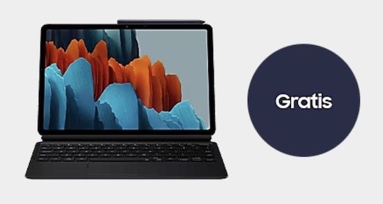 Samsung Galaxy Tab S8 256GB für 709€ (statt 784€) + GRATIS Keyboard