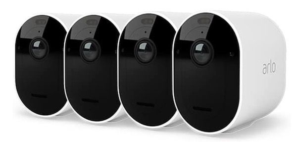 4er Set Arlo Pro 4 Sicherheitskamera für 369€ (statt 443€)