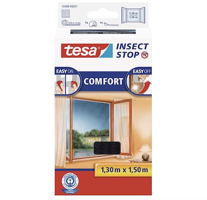 Tesa Insect Stop Fliegengitter Comfort (130 x 150 cm) für 10€ (statt 14€)