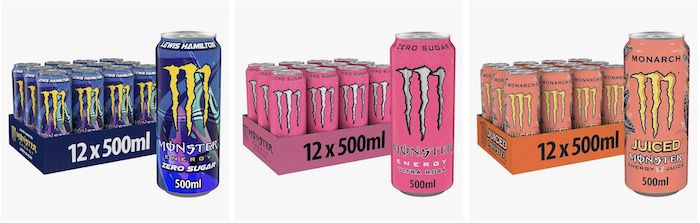 12er Pack Monster Energy Drink, 500ml Dose ab 11,69€ + Pfand