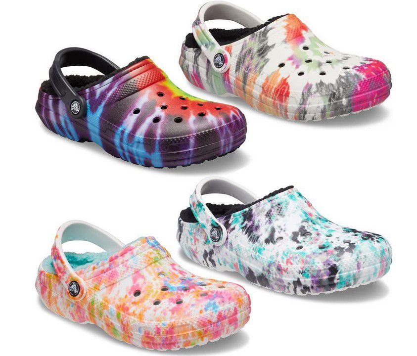 Crocs Classic Lined Tie Dye gefütterte Wintercrocs für 22,99€ (statt 35€)