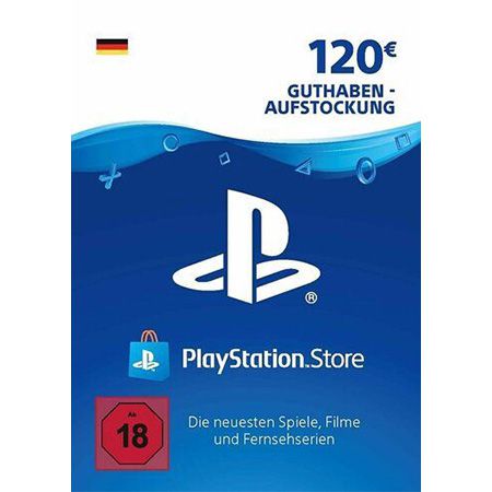 120€ Playstation Network Guthabenkarte für 96,99€