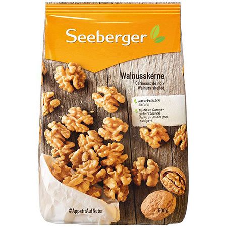 500g Seeberger Walnusskerne ohne Schale ab 12,41€ (statt 16€)   Sparabo