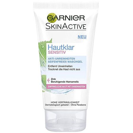 Garnier Hautklar Sensitiv Waschgel, 150ml ab 2,64€   Prime Sparabo