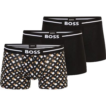 3er Pack BOSS Trunk Bold Design Boxershorts für 26,32€ (statt 35€)