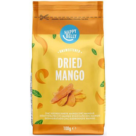 Happy Belly Getrocknete Mango, 100g ab 2,05€   Prime Sparabo