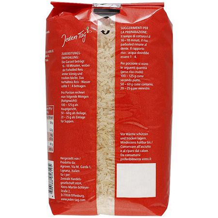 1Kg Jeden Tag Parboiled Langkorn Spitzenreis ab 1,40€   Prime Sparabo