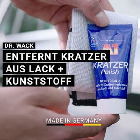 Dr. Wack A1 Kratzer Polish, inkl. Mikrofasertuch für 11,34€ (statt 15€)