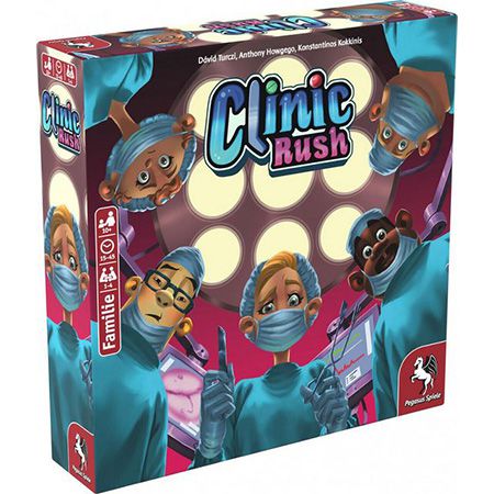 Pegasus Spiele Clinic Rush Brettspiel für 30€ (statt 40€)   Prime