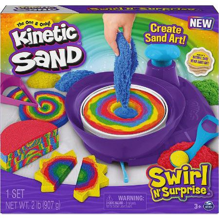 Kinetic Sand Swirl &#8217;n Surprise Set für 16,99€ (statt 30€) &#8211; Prime