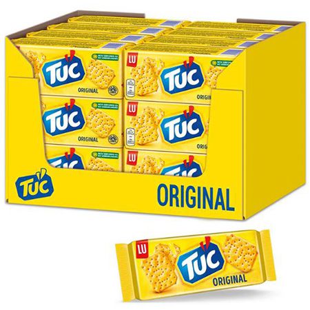 24er Pack TUC Original gesalzene Cracker á 100g ab 17,86€ (statt 24€)