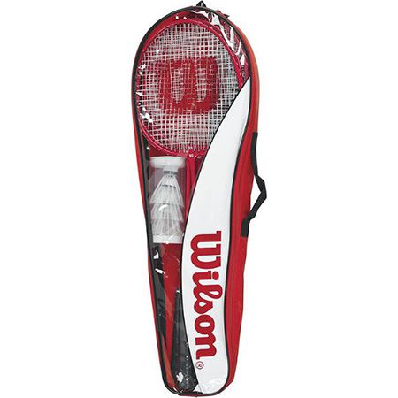 Wilson Badminton Set mit 4 Schlägern, Federbällen + Netz für 32€ (statt 44€)