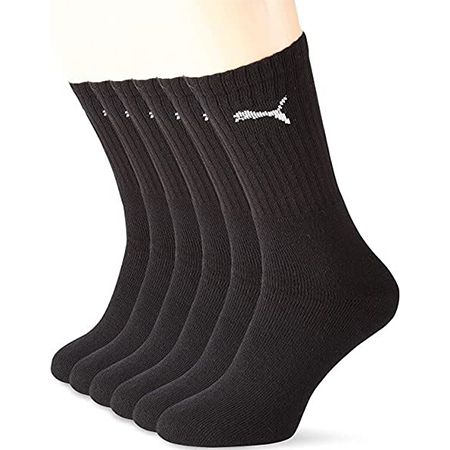 6er Pack PUMA Socken in Schwarz für 10,99€ (statt 16€) &#8211; Prime