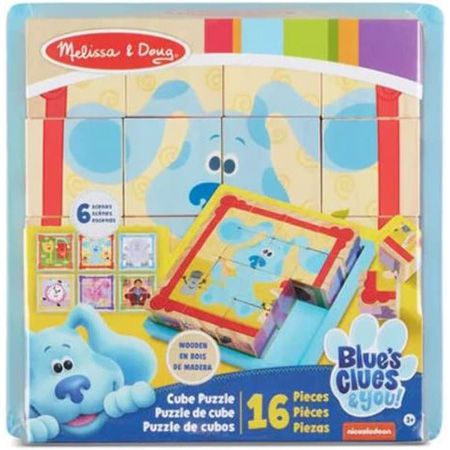 Melissa & Doug Blues Clues & You Holzwürfel Puzzle für 5,60€ (statt 15€)